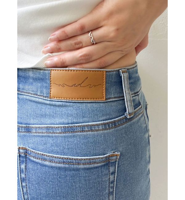 dazzlin「【吉田朱里】メイクアップフレアデニムパンツ」|デニム|