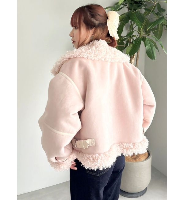 dazzlin「ビッグカラームートンブルゾン」|ブルゾン・スタジャン|