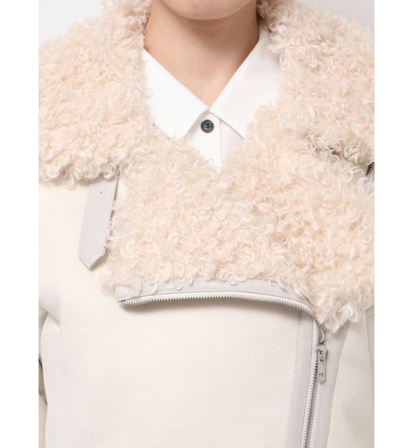 dazzlin「ビッグカラームートンブルゾン」|ブルゾン・スタジャン|