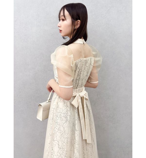 dazzlin「【藤井サチコラボ】チュールレイヤードレースドレス」|ドレス|