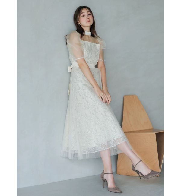 dazzlin「【藤井サチコラボ】チュールレイヤードレースドレス」|ドレス|