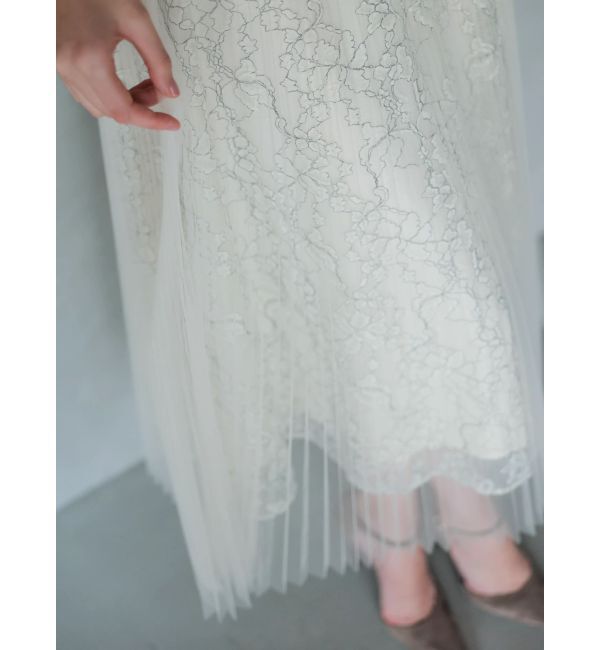dazzlin「【藤井サチコラボ】チュールレイヤードレースドレス」|ドレス|