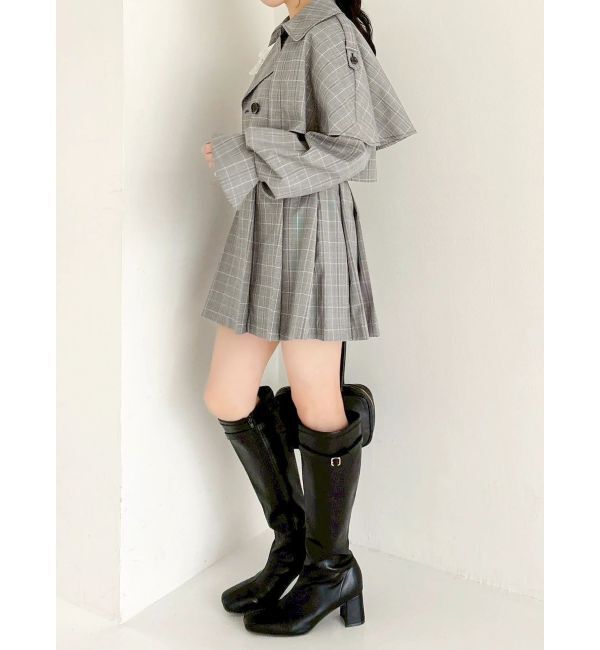 dazzlin「ケープショートトレンチジャケット」|トレンチコート|