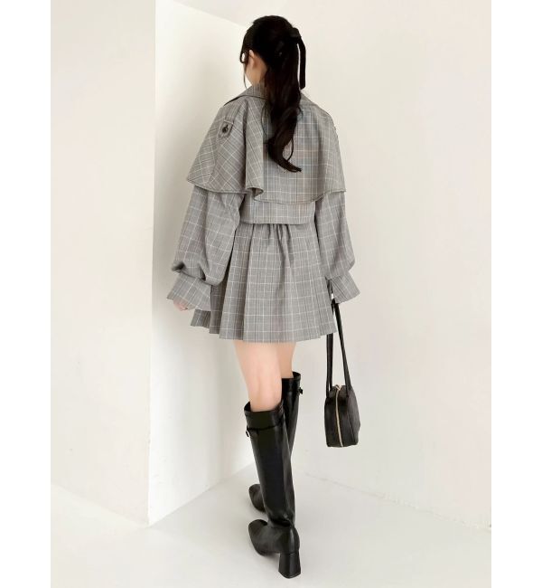 dazzlin「ケープショートトレンチジャケット」|トレンチコート|