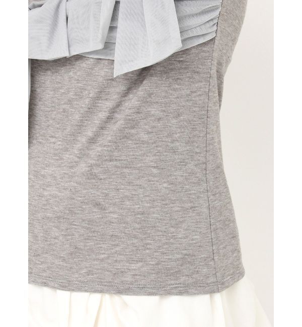 dazzlin「ラッピングリボンディティールカットソー」|Tシャツ・カットソー|