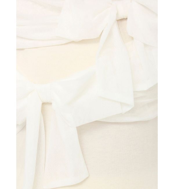 dazzlin「ラッピングリボンディティールカットソー」|Tシャツ・カットソー|