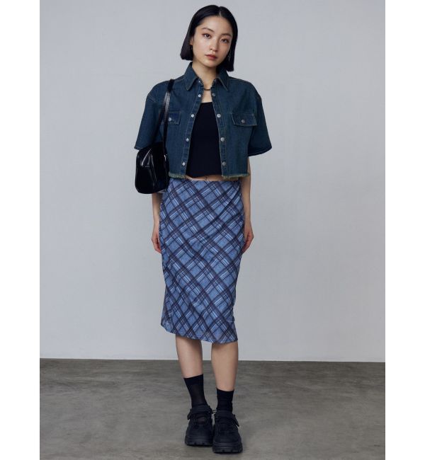 EMODA「カットショートデニムシャツ」|シャツ・ブラウス|