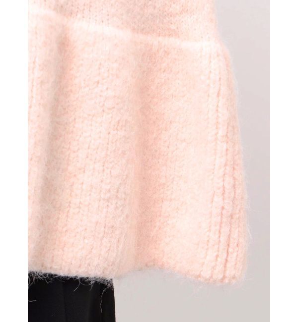 MERCURYDUO「【WEB限定カラーあり】オフタートルペプラムニット」|ニット・セーター|