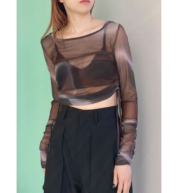 MURUA「ロゴプレートベロアキャミ」|キャミソール|