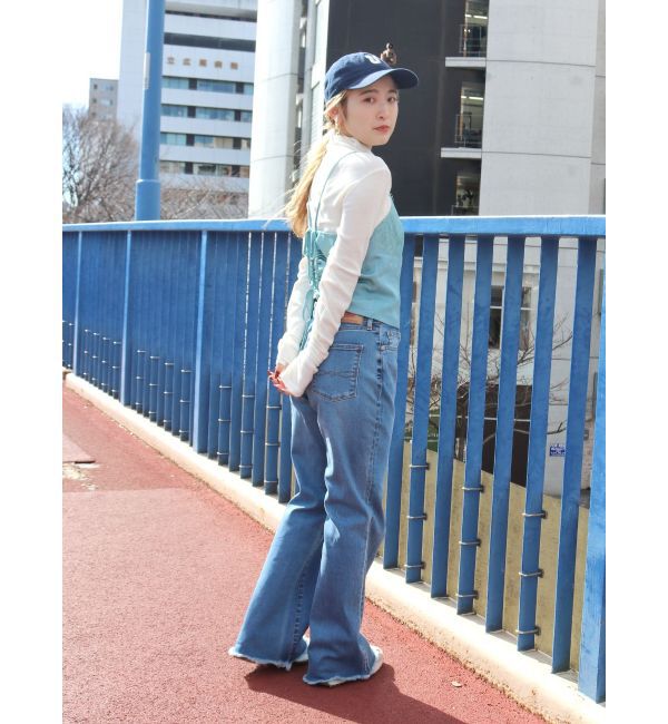 Ungrid「レースコンビサテンキャミ」|キャミソール|