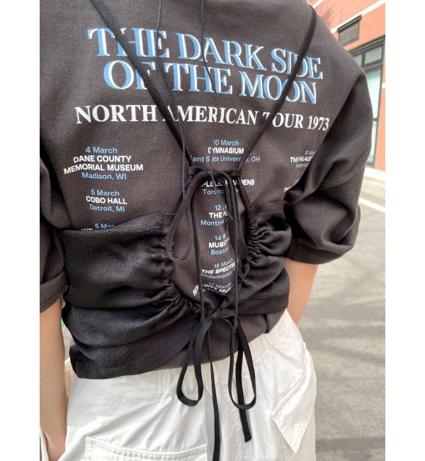 Ungrid「レースコンビサテンキャミ」|キャミソール|