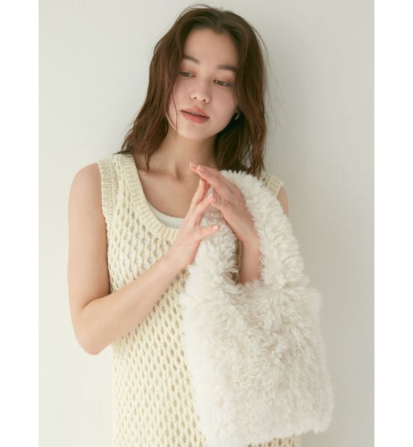 Ungrid「ファーハンドバッグ」|ハンドバッグ|