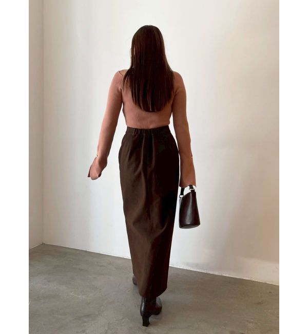 LAGUNAMOON「スエードライクジップIラインスカート」|スカート|