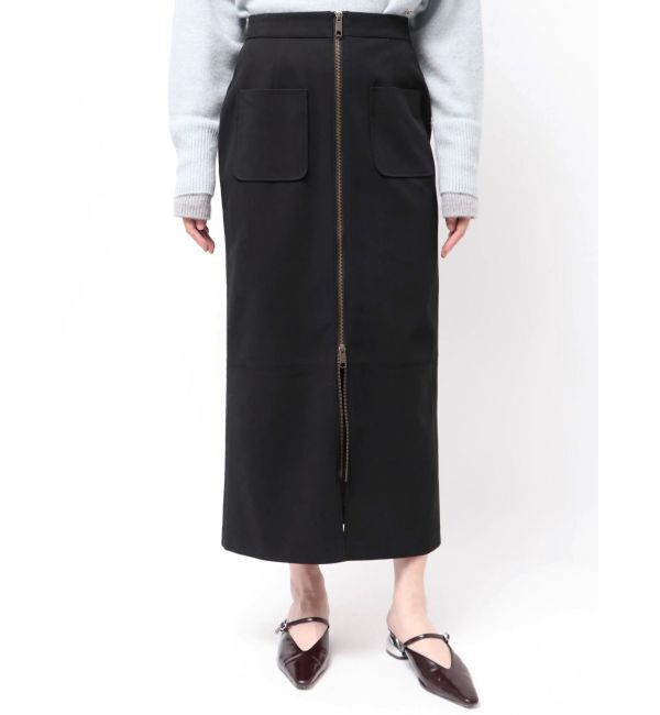 LAGUNAMOON「スエードライクジップIラインスカート」|スカート|