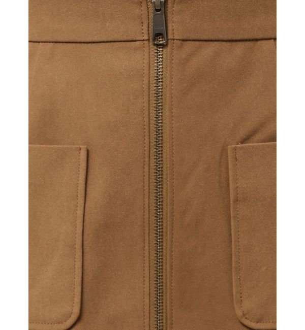 LAGUNAMOON「スエードライクジップIラインスカート」|スカート|