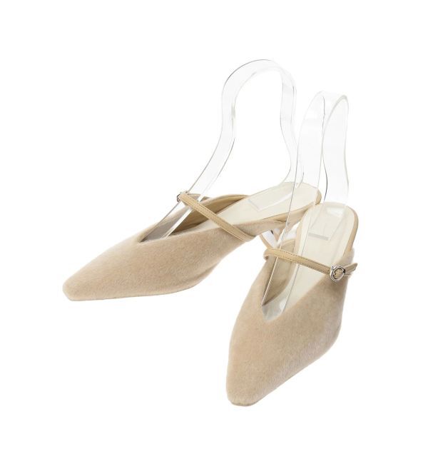 LAGUNAMOON「MODERNカッティングメタルヒールミュール」|その他|