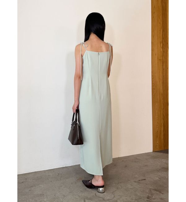 LAGUNAMOON「ドロップディティールサテンキャミワンピース」|ワンピース|