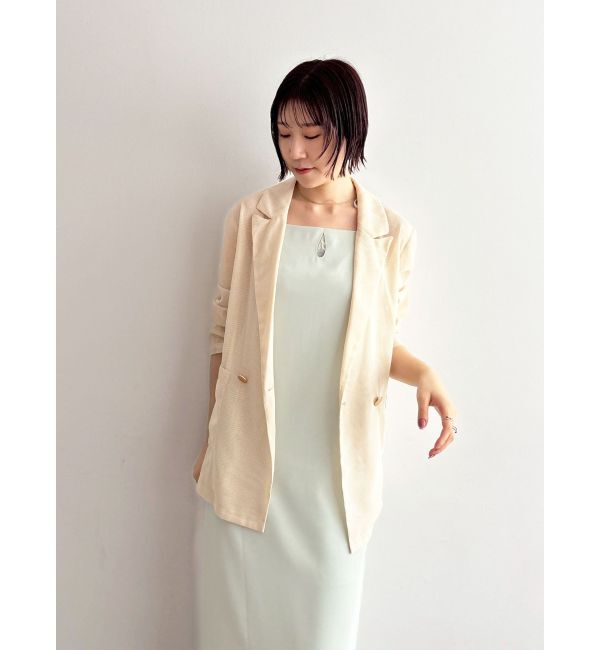 LAGUNAMOON「ドロップディティールサテンキャミワンピース」|ワンピース|