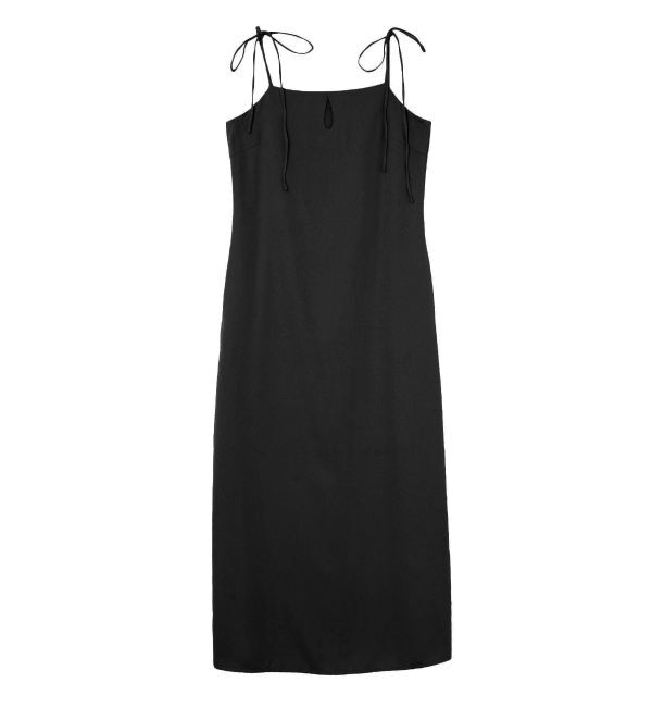 LAGUNAMOON「ドロップディティールサテンキャミワンピース」|ワンピース|