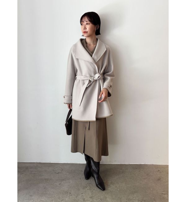 LAGUNAMOON「ラペルリバーコート」|その他|