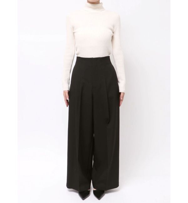 LAGUNAMOON「ウォッシャブルタックワイドパンツ」|その他|