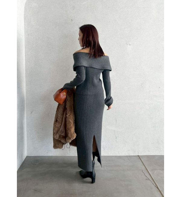 LAGUNAMOON「【POLO BCSコラボ】Iラインニットスカート」|スカート|