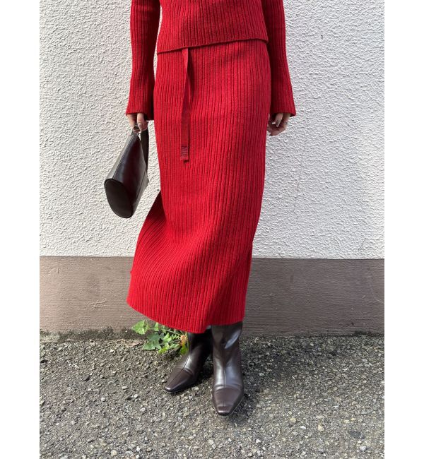 LAGUNAMOON「【POLO BCSコラボ】Iラインニットスカート」|スカート|