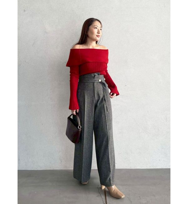 LAGUNAMOON「【POLO BCSコラボ】ワイドカラーニットプルオーバー」|ニット・セーター|