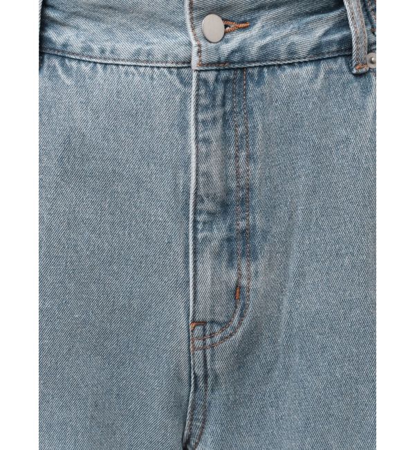 LAGUNAMOON「センタープレスワイドフレアデニムパンツ」|デニム|