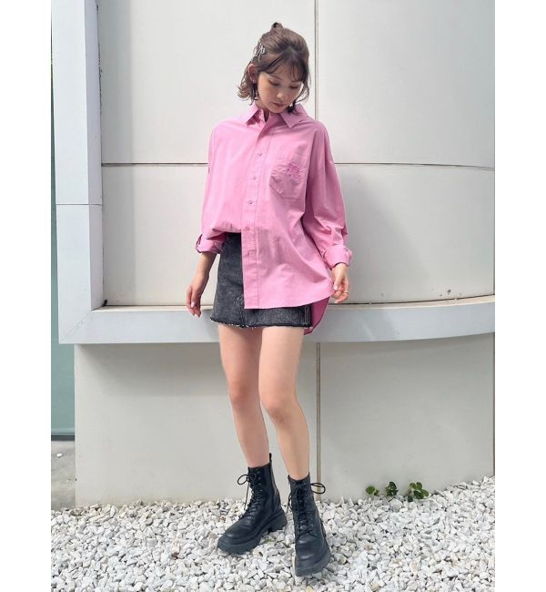 EVRIS「ウエストオープンデニムミニスカート」|スカート|