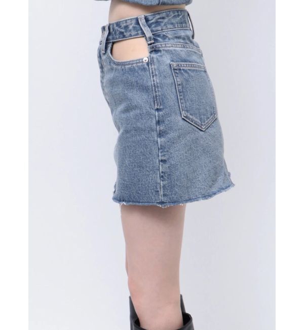 EVRIS「ウエストオープンデニムミニスカート」|スカート|
