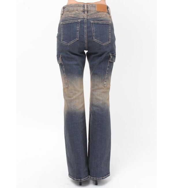 EVRIS「グラデーションフレアデニムパンツ【セットアップ着用可能】」|デニム|