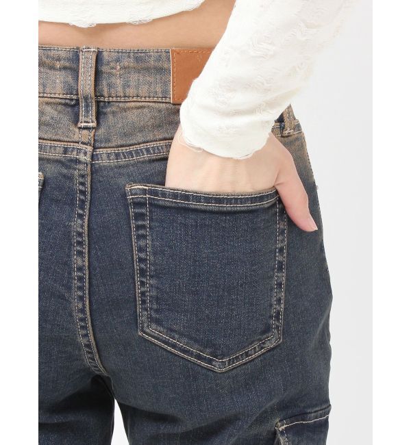 EVRIS「グラデーションフレアデニムパンツ【セットアップ着用可能】」|デニム|