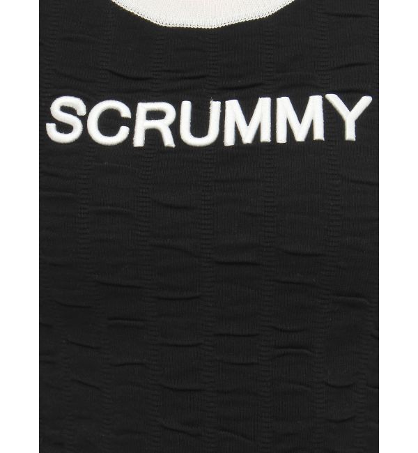 GYDA「SCRUMMYエンボーワッフルニットトップス」|ニット・セーター|