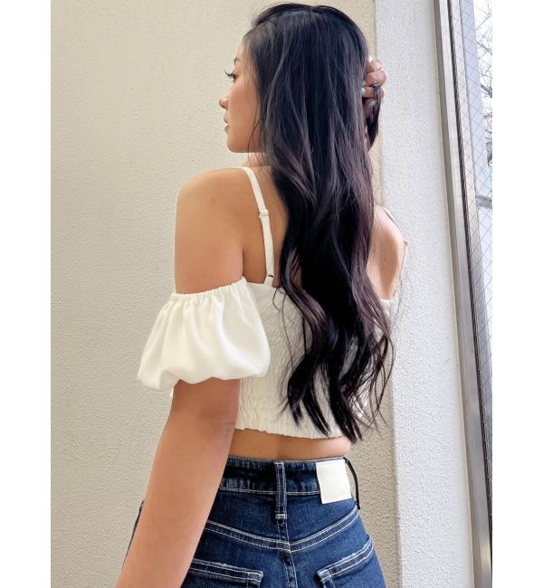 GYDA「オフショルバルーンスリーブブラウス」|シャツ・ブラウス|