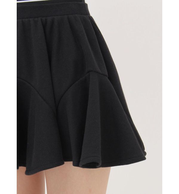 GYDA「ウエストラインバンテージスウェットスカートライクショートパンツ」|スカート|