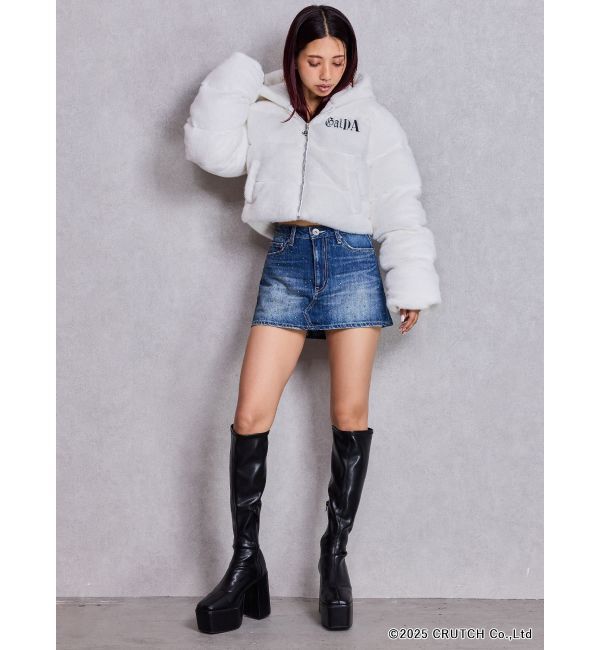 GYDA「GYDA&times;GALFY eco far superショートコート」|その他|