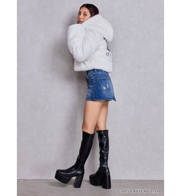 GYDA「GYDA&times;GALFY eco far superショートコート」|その他|