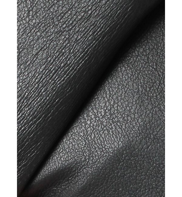 GYDA「Hoodie Fake Leatherコート」|ブルゾン・スタジャン|