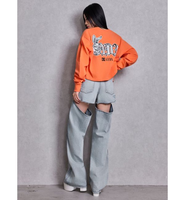 GYDA「GYDA&times;DC G BUNNYショートロンT」|Tシャツ・カットソー|