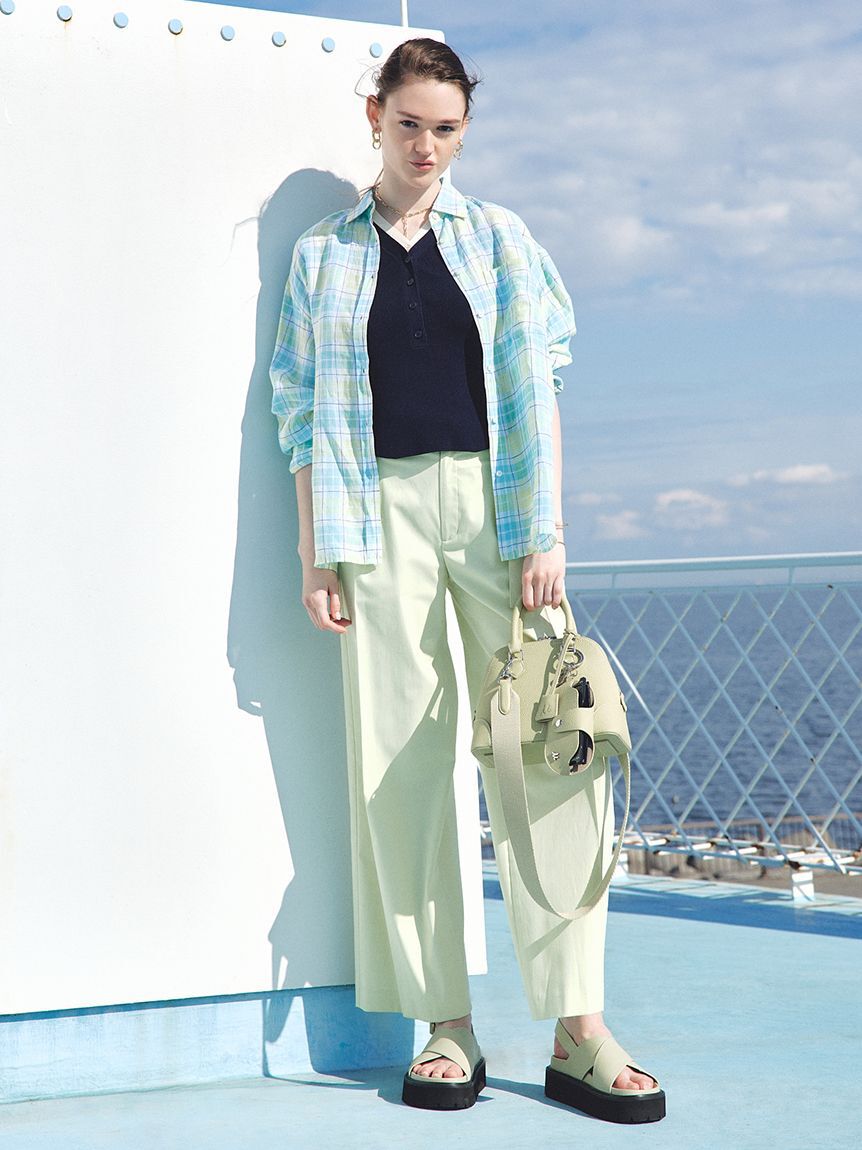 Mila Owen「ポケット付きフレンチリネンシャツ」|シャツ・ブラウス|