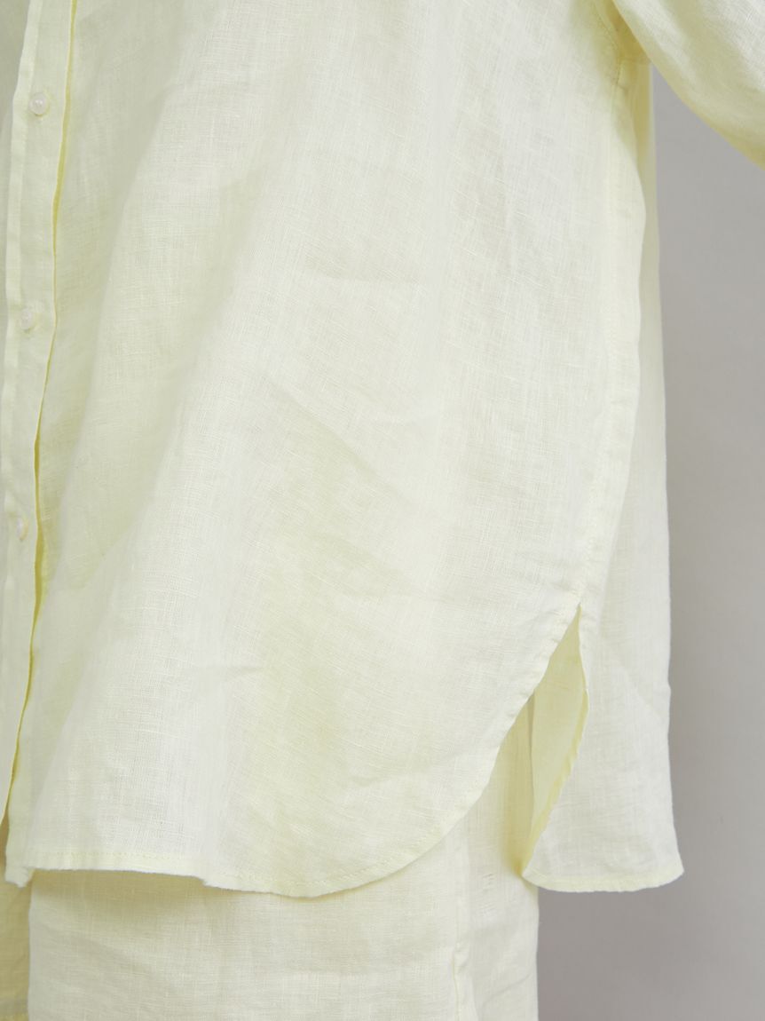 Mila Owen「ポケット付きフレンチリネンシャツ」|シャツ・ブラウス|