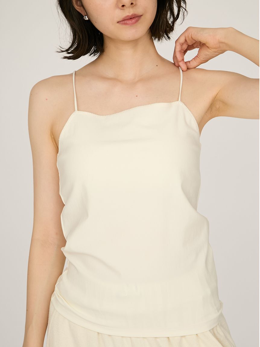 emmi atelier「カップ付きインナーキャミソール」|キャミソール|WHT