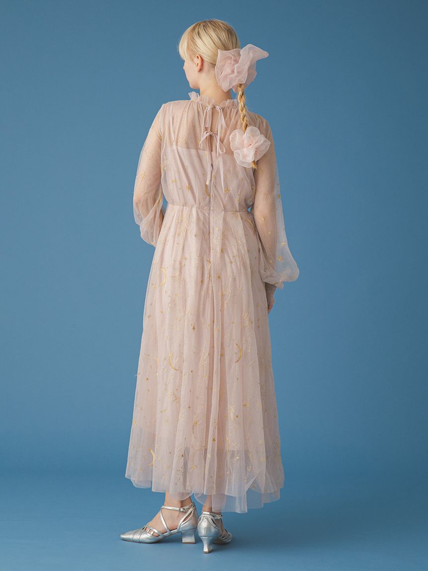 FURFUR「【限定サイズ】Twilightラメチュール刺繍ドレス」|ドレス|