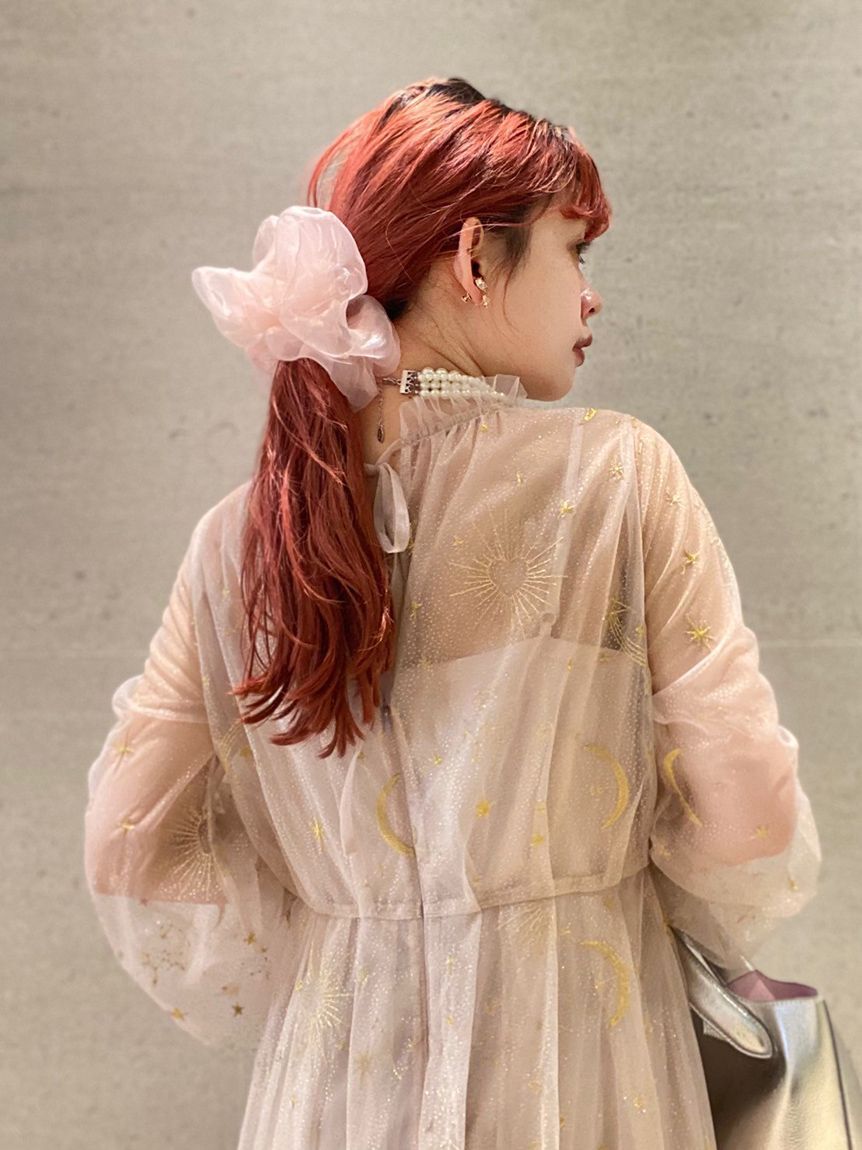 FURFUR「【限定サイズ】Twilightラメチュール刺繍ドレス」|ドレス|