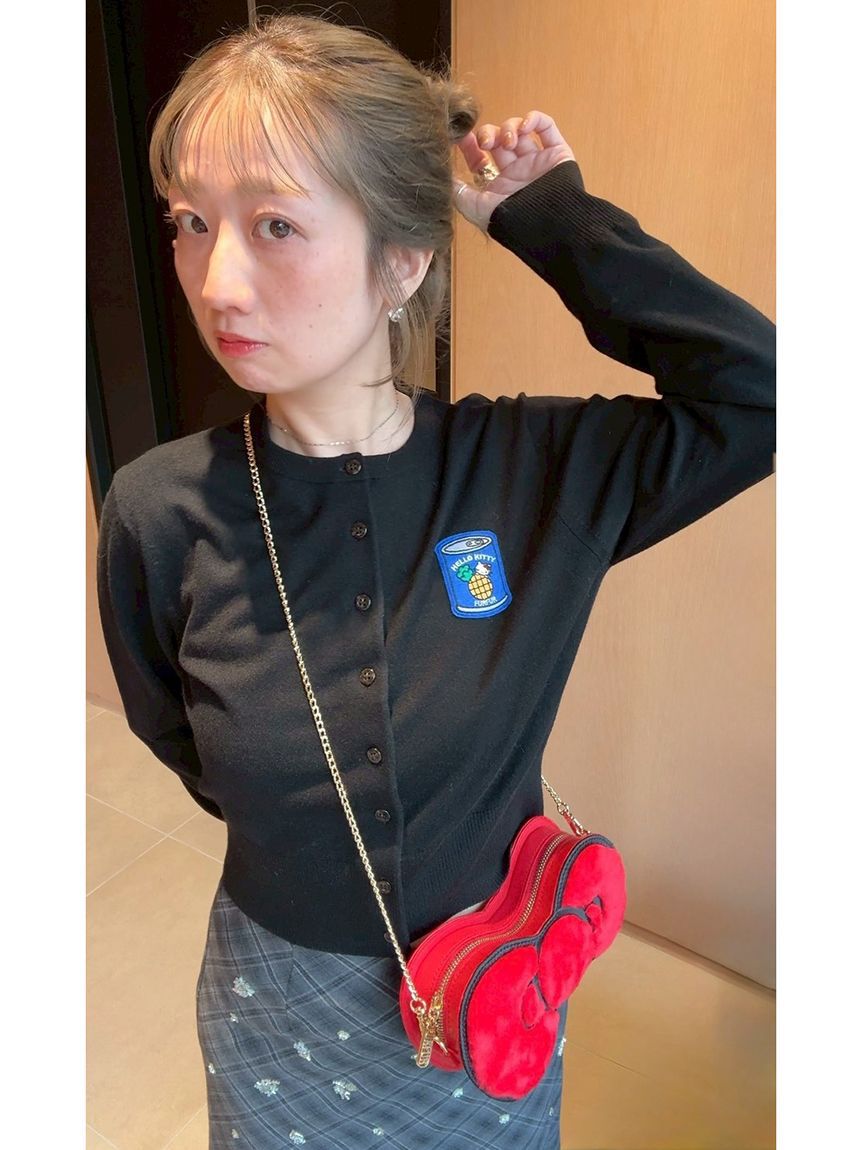 FURFUR「HELLO KITTYワッペンカーディガン」|カーディガン|