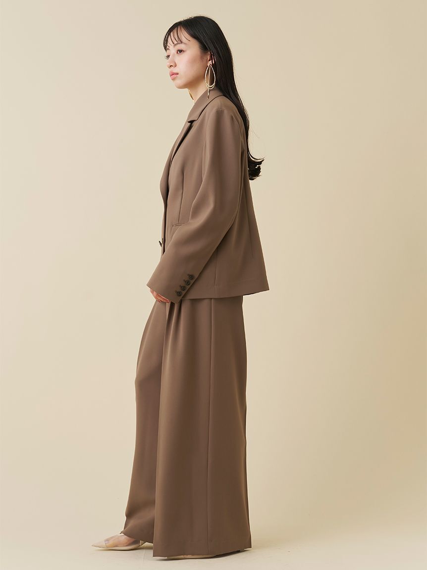 SNIDEL「【Washable】ジャケット」|ノーカラージャケット|