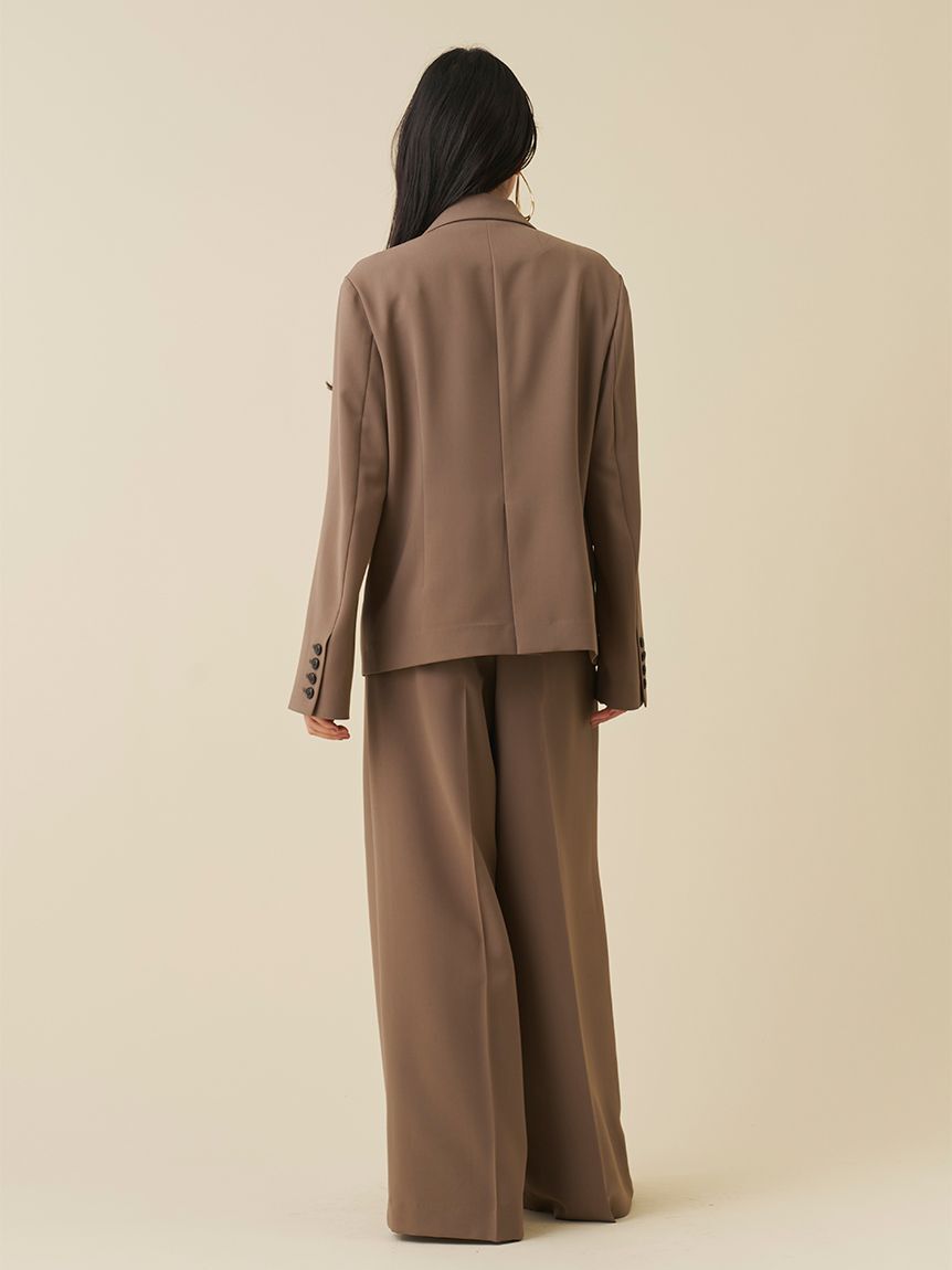 SNIDEL「【Washable】ジャケット」|ノーカラージャケット|