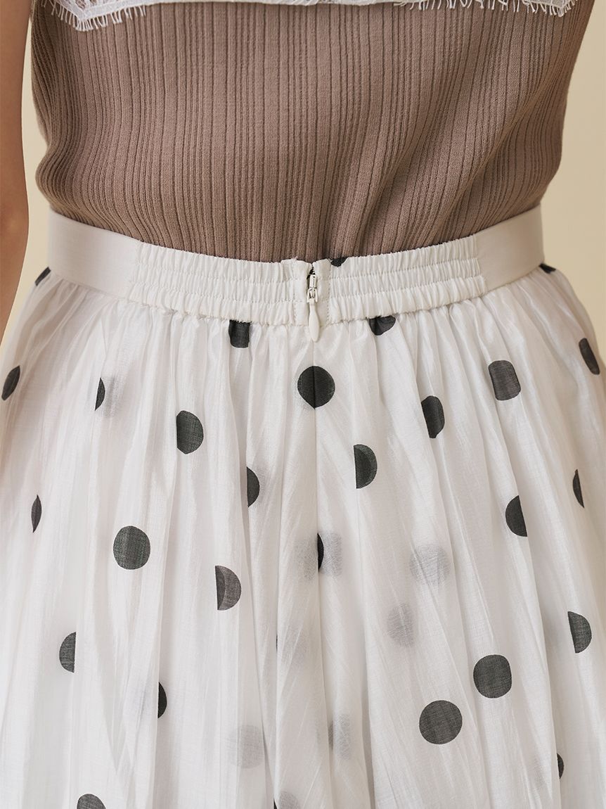 SNIDEL「ギャザーボリュームフレアスカート」|スカート|