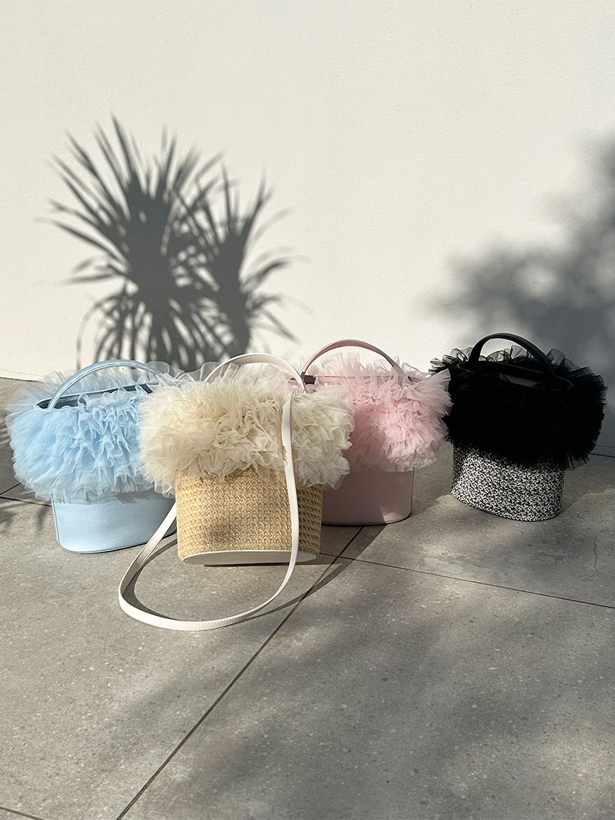 LILY BROWN「【限定カラー】2wayチュール切り替えバッグ」|ショルダー・メッセンジャー|